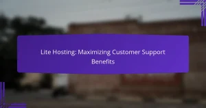 Lite Hosting : Maximiser les avantages du support client